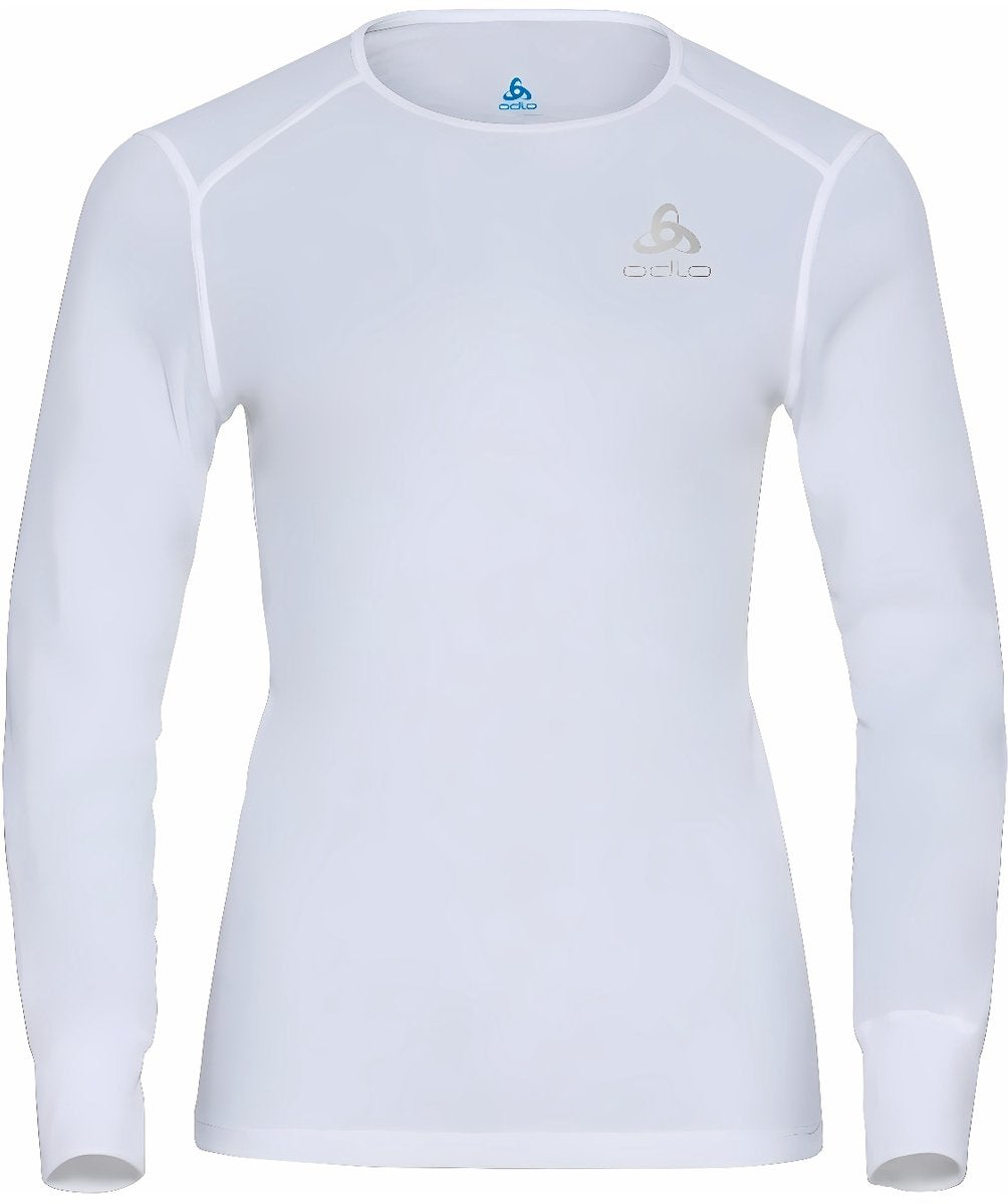 Odlo Active Warm Langarm-Thermoshirt Damen – Weiß – Größe M