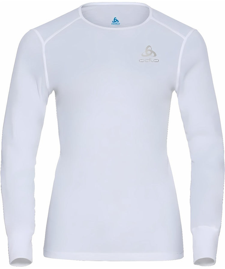 Odlo Active Warm Langarm-Thermoshirt Damen – Weiß – Größe M