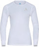 Odlo Active Warm Langarm-Thermoshirt Damen – Weiß – Größe M