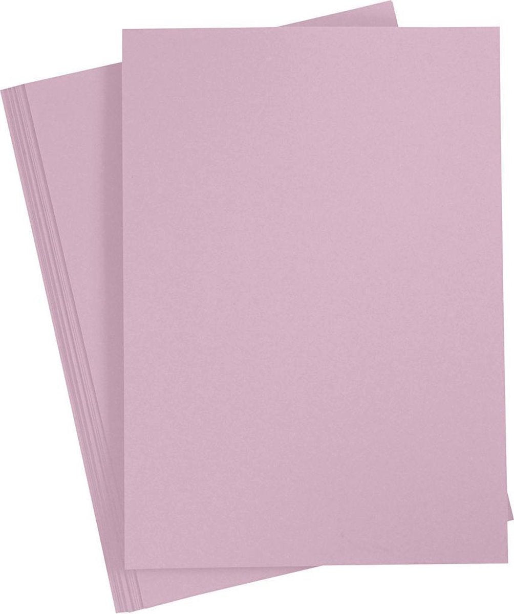 Creativ Company Cardboard Hell Purple A4 220g, 10st.