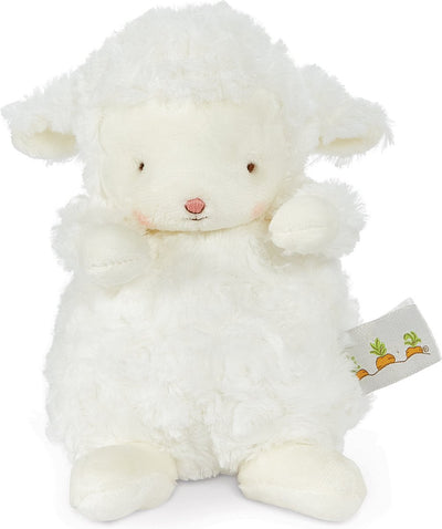 Bunnies by the Bay Kiddo das Lamm Kuscheltier – Stofftier – gestickte Details – Lamm – 18 cm – weiß
