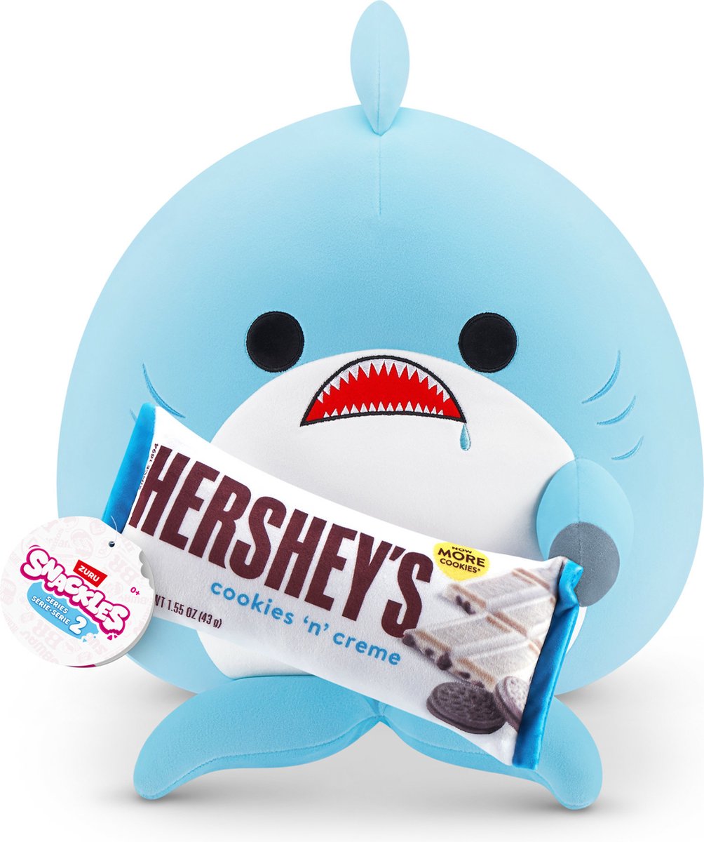 Snackles-Serie 2 – Hai-Seth mit Hersheys – 35 cm von Zuru