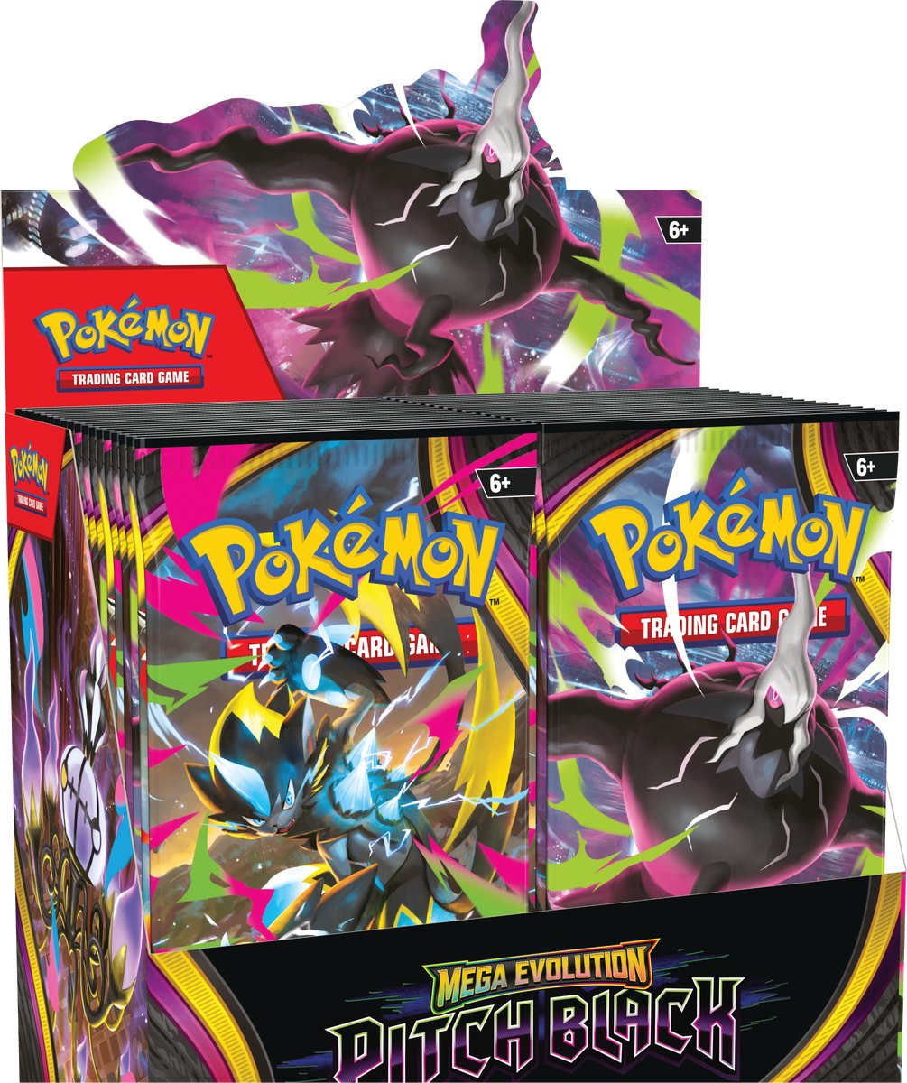 Pokémon-Sammelkartenspiel: Pechschwarz – Booster-Box – 36 Booster