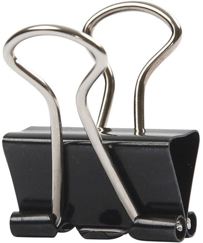 Creativ Company Foldback-Clips, B: 19 mm, schwarz, 40 Stück 1 Box