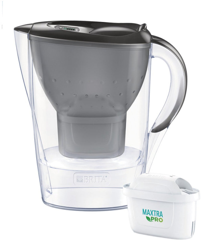 Brita-Krüge – Filterkessel Marella Cool Memo, Fassungsvermögen 2,4 l, Filter Maxtra Pro, Graphit 1052794