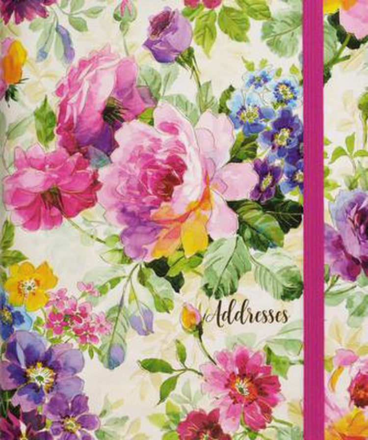 Peter Pauper Peony Garden großes Adressbuch