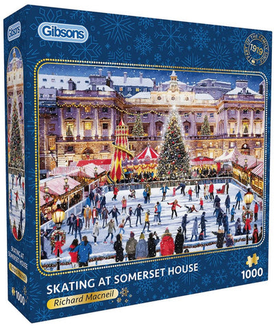 Gibsons – Skaten im Somerset House (von Richard Macneil) – 1000 Teile 49 x 68 cm (B x H) – Puzzle für Erwachsene