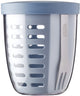 Mepal - Ellipse Obst-Gemüsetopf - 600 ml - inkl. Gabel - nordisches Blau