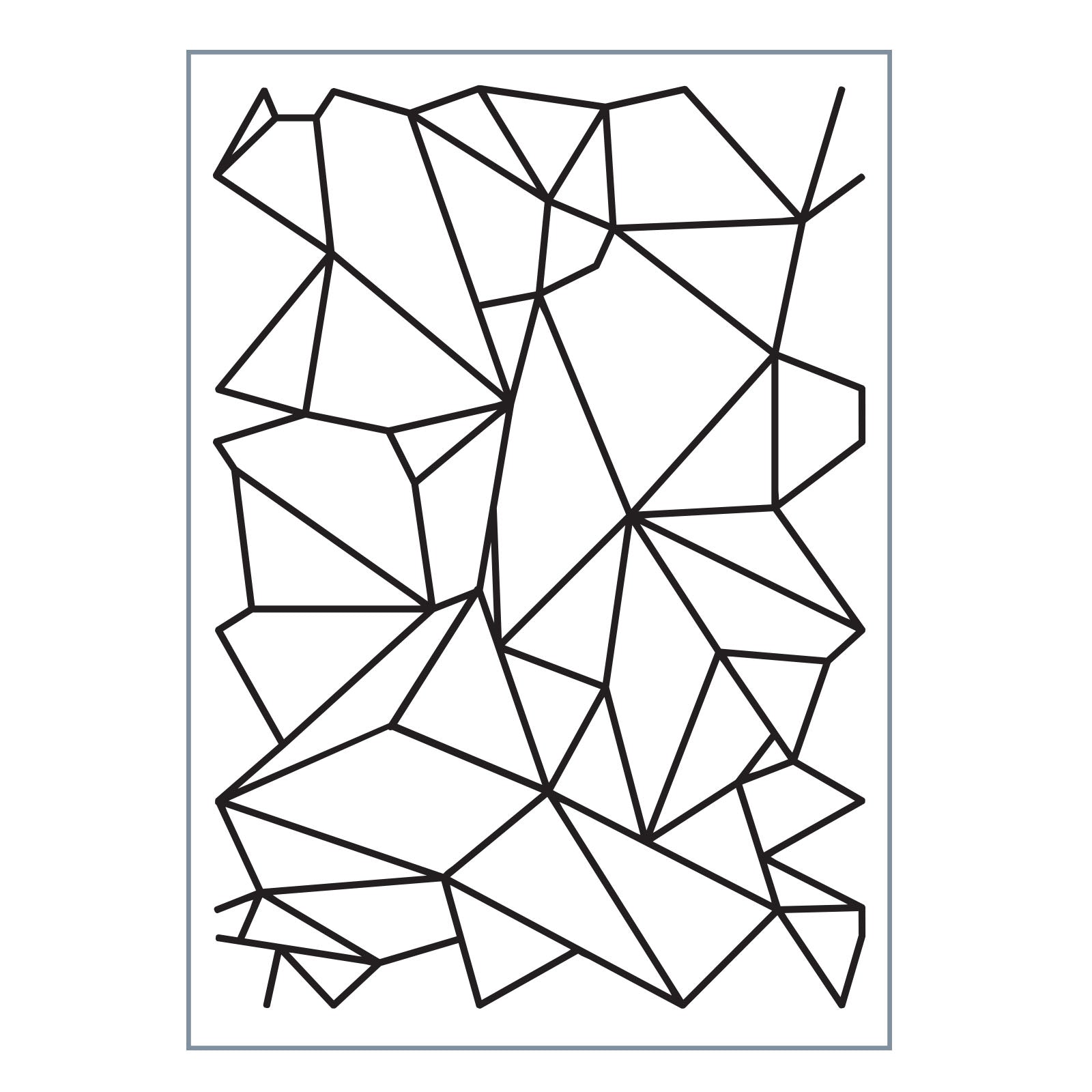 Vaessen Creative • Ich liebe es, Ordner mit grafischen Linien zu prägen