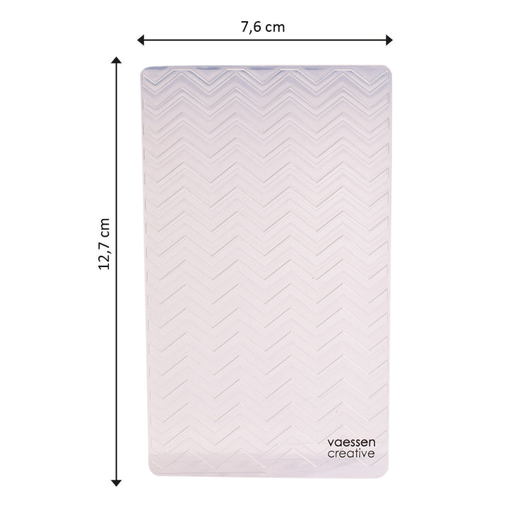 Vaessen creative • Prägefolder Zickzacklinie