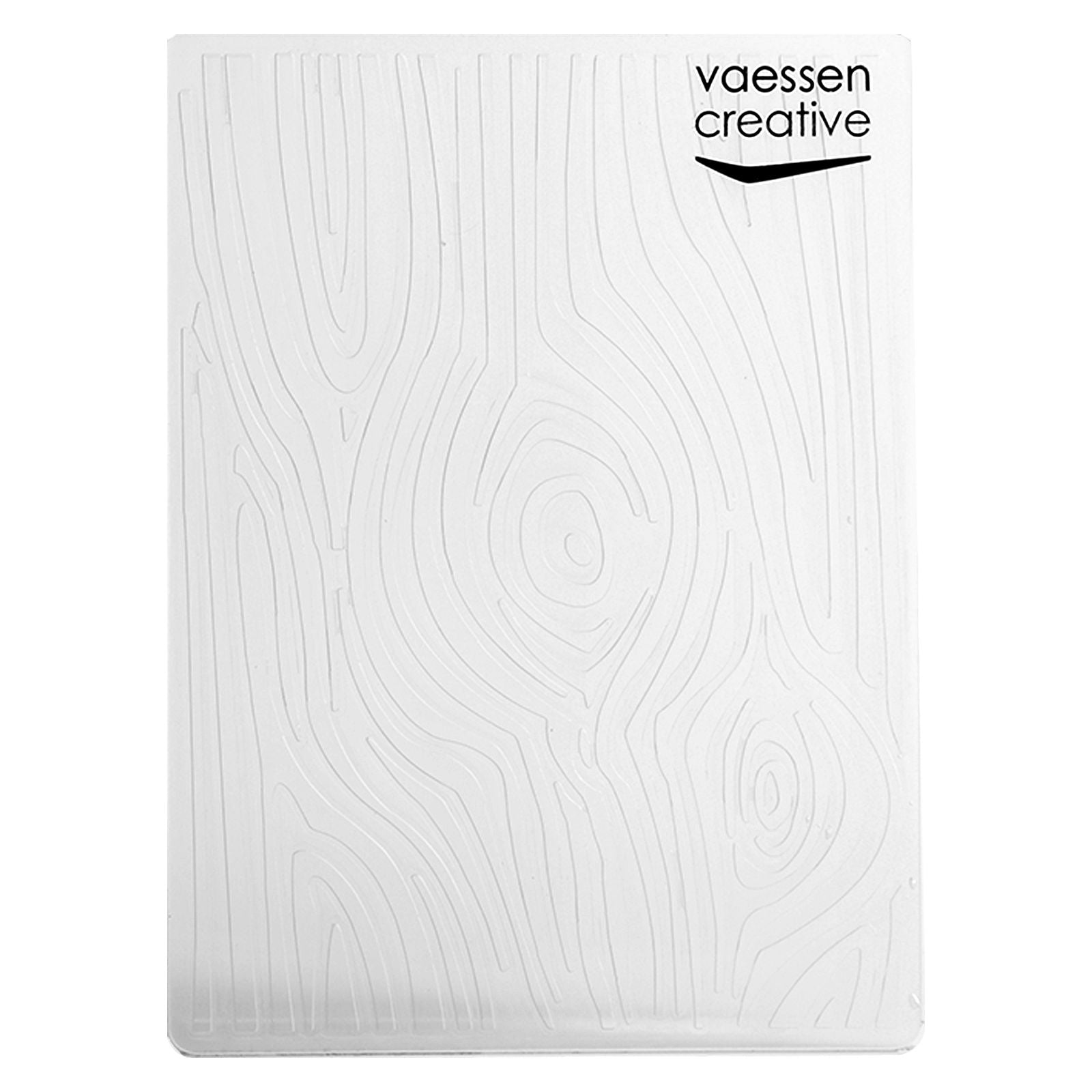 Vaessen creative • Prägeschablone Holzmaserung
