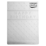 Vaessen creative • Prägeschablone „Happy Birthday“ mit Punkten - afbeelding 1