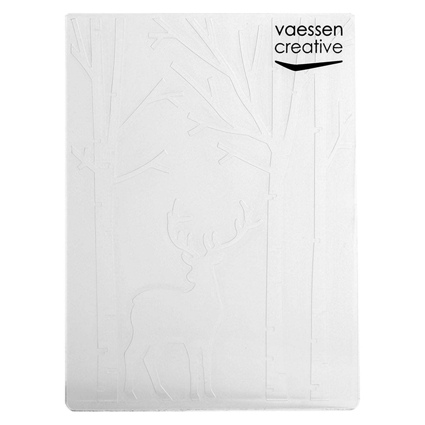 Vaessen creative • Prägefolder Hirsch im Wald