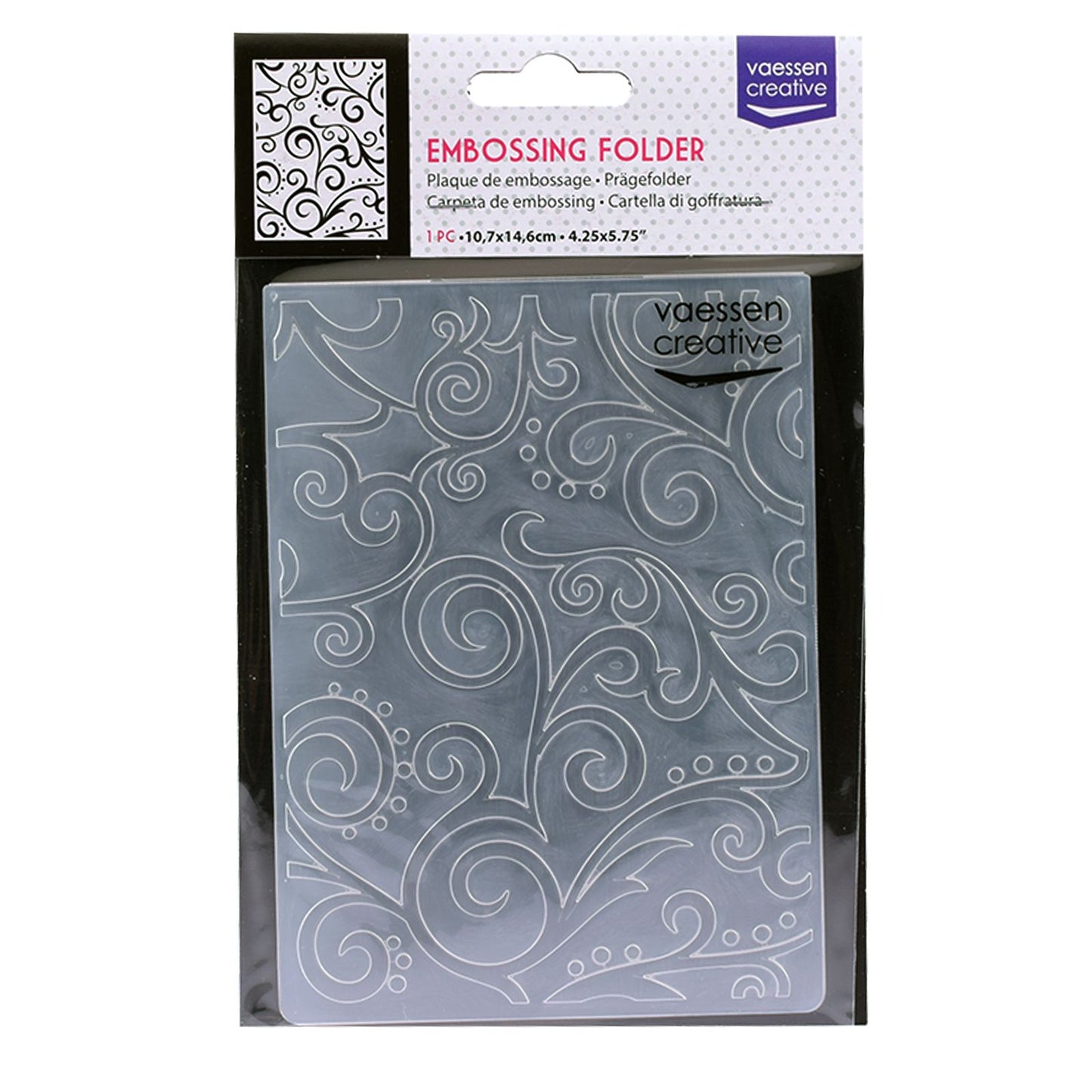 Vaessen creative • Prägeschablone Elegant Scroll