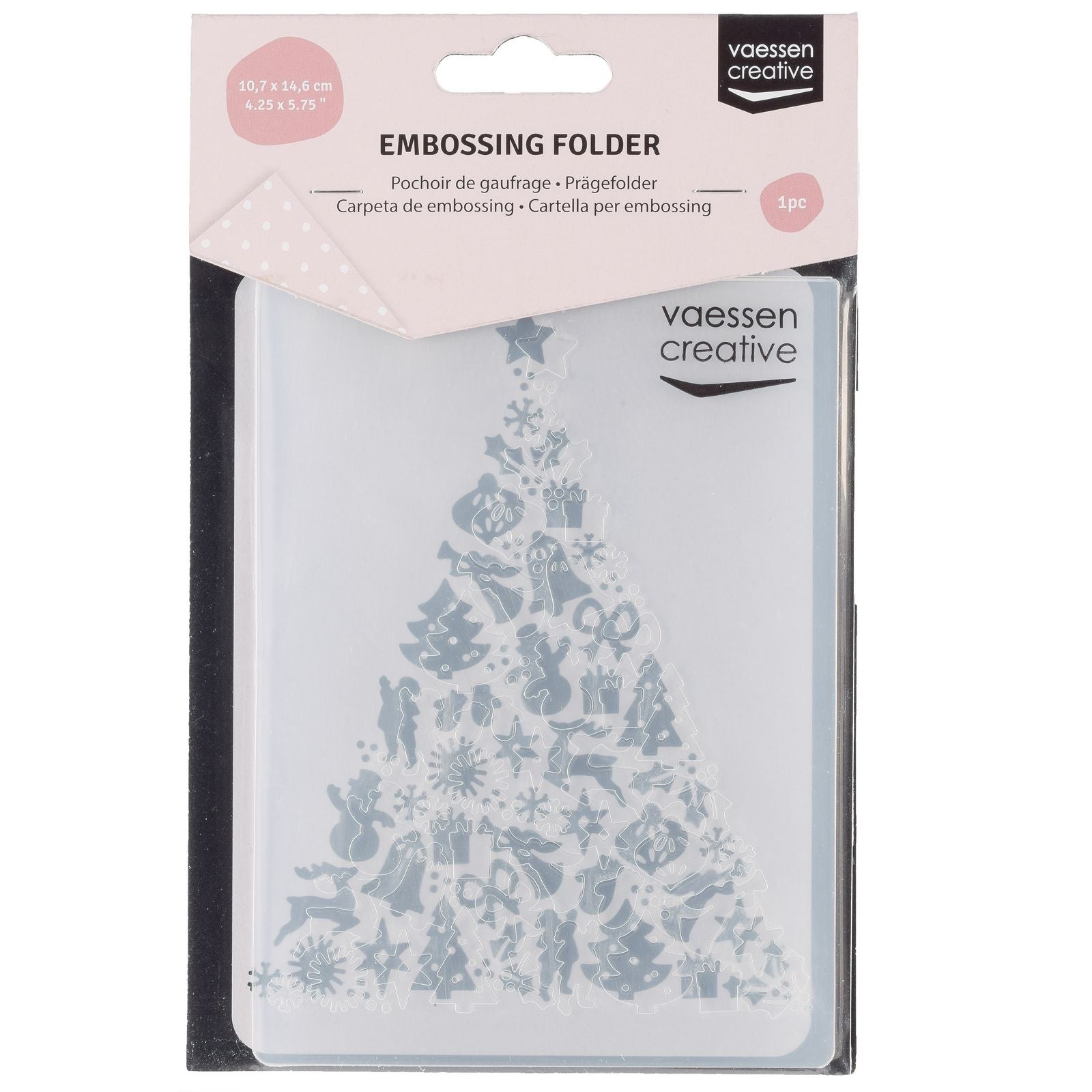 Vaessen creative • Prägeschablone Weihnachtsbaum