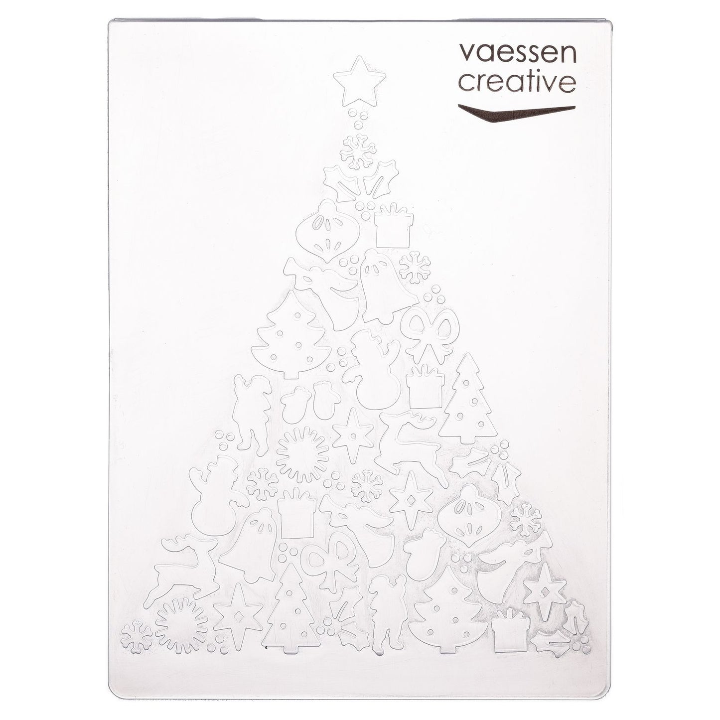 Vaessen creative • Prägeschablone Weihnachtsbaum