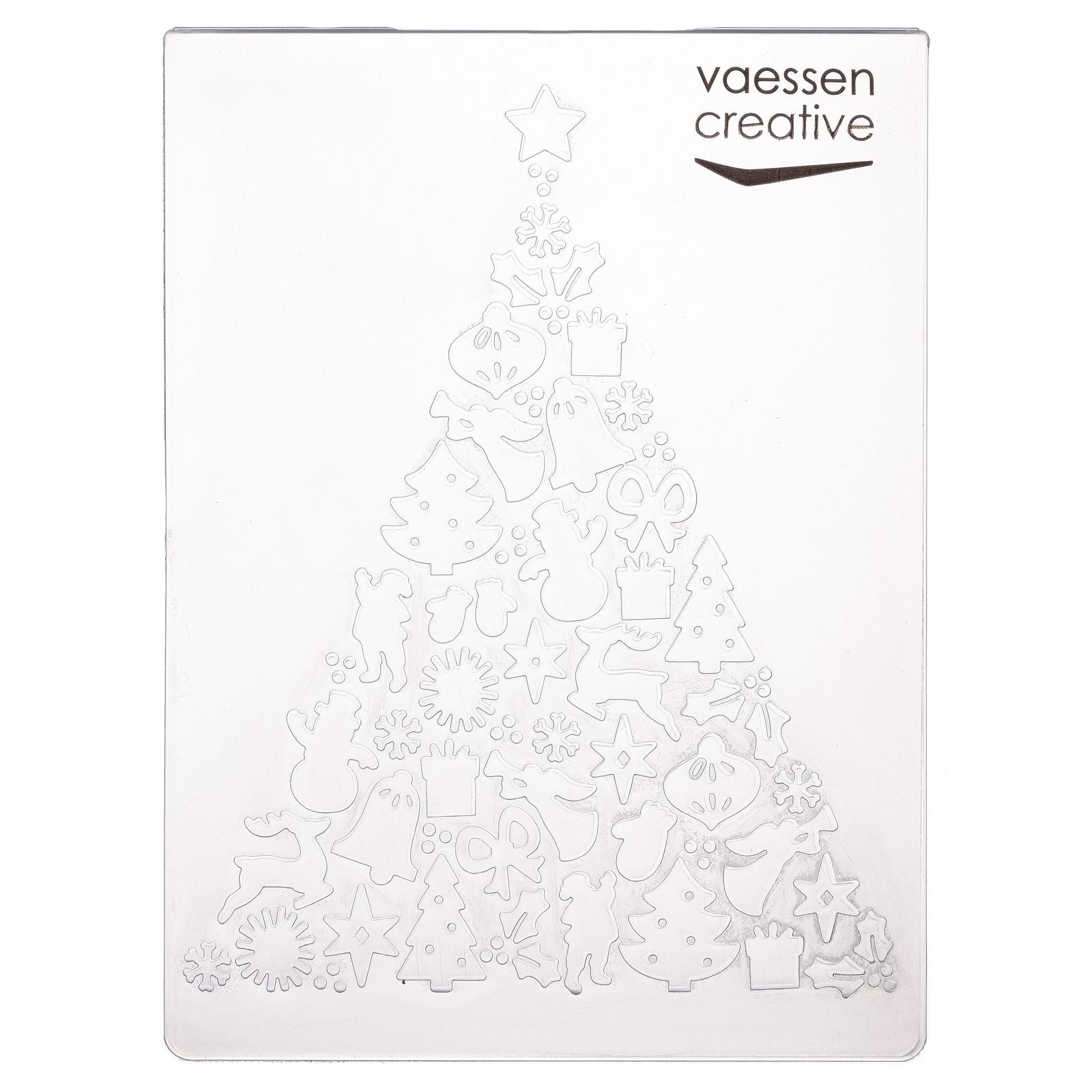 Vaessen creative • Prägeschablone Weihnachtsbaum