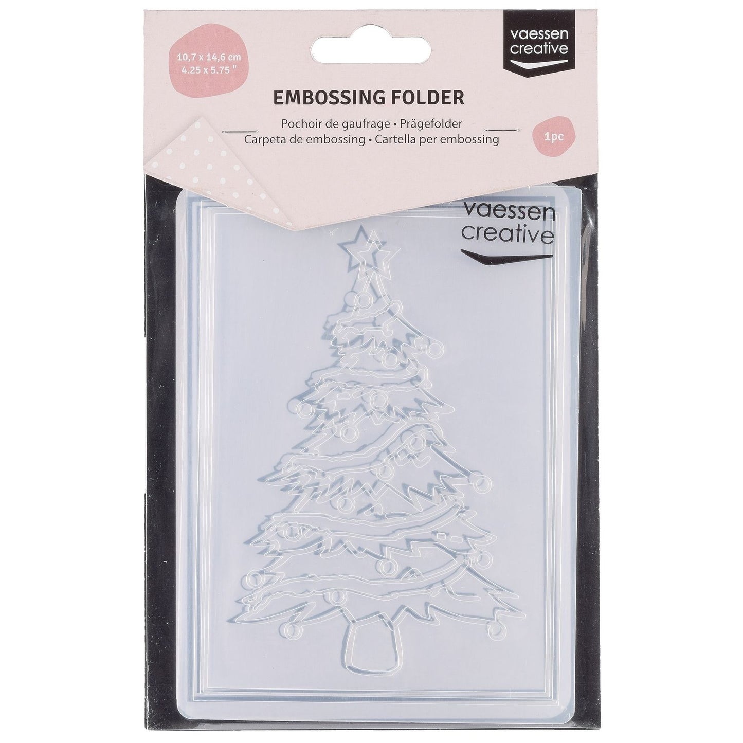 Vaessen creative • Prägefolder Weihnachtsbaumfiguren