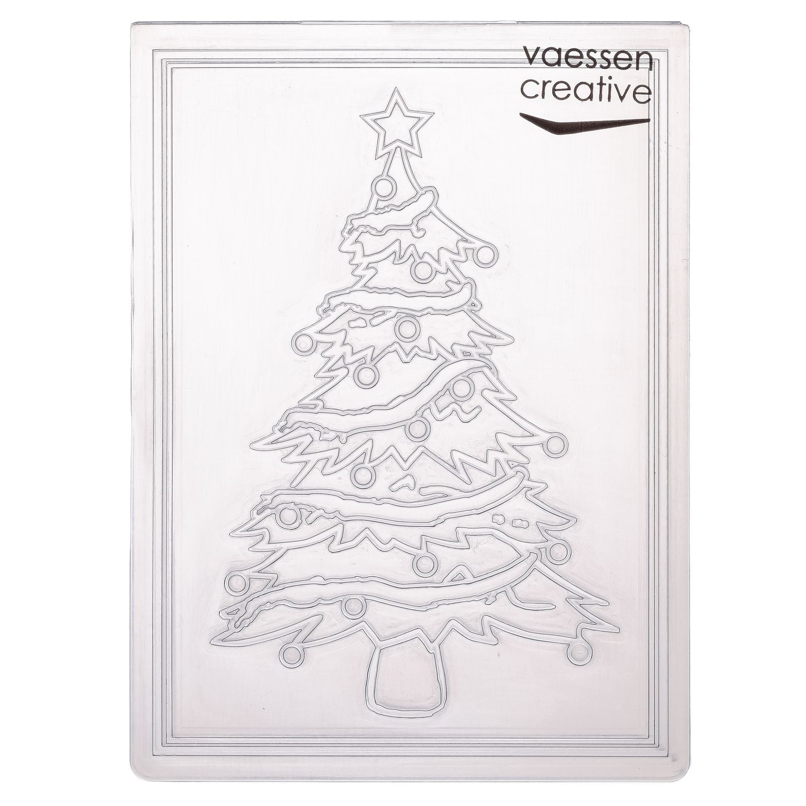 Vaessen creative • Prägefolder Weihnachtsbaumfiguren