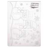 Vaessen creative • Prägeschablone Schneemänner - afbeelding 2