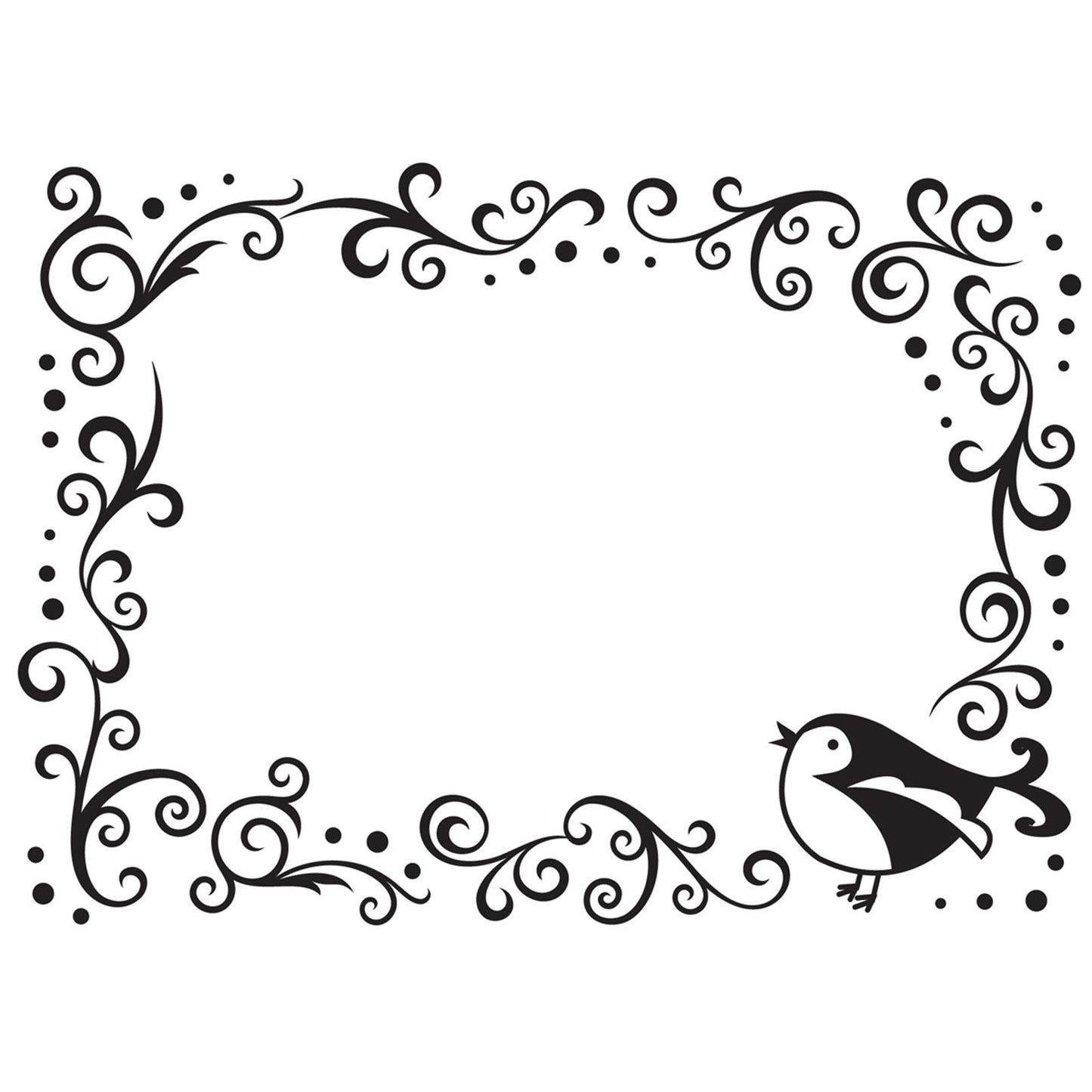 Vaessen creative • Prägeschablone Vogel