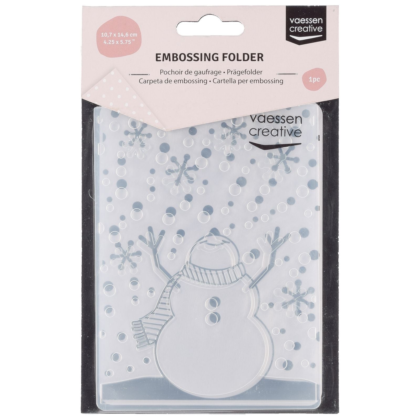 Vaessen creative • Prägeschablone Schneemann