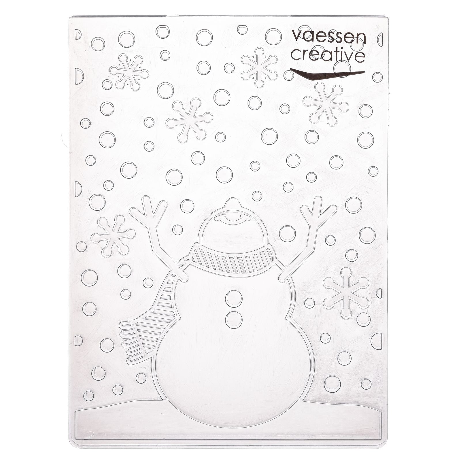 Vaessen creative • Prägeschablone Schneemann