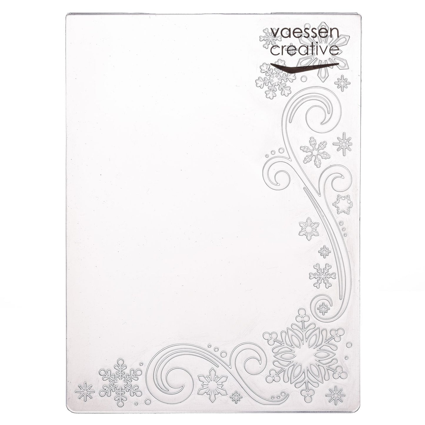 Vaessen creative • Prägefolder Schneeflocken und dekorative Locken