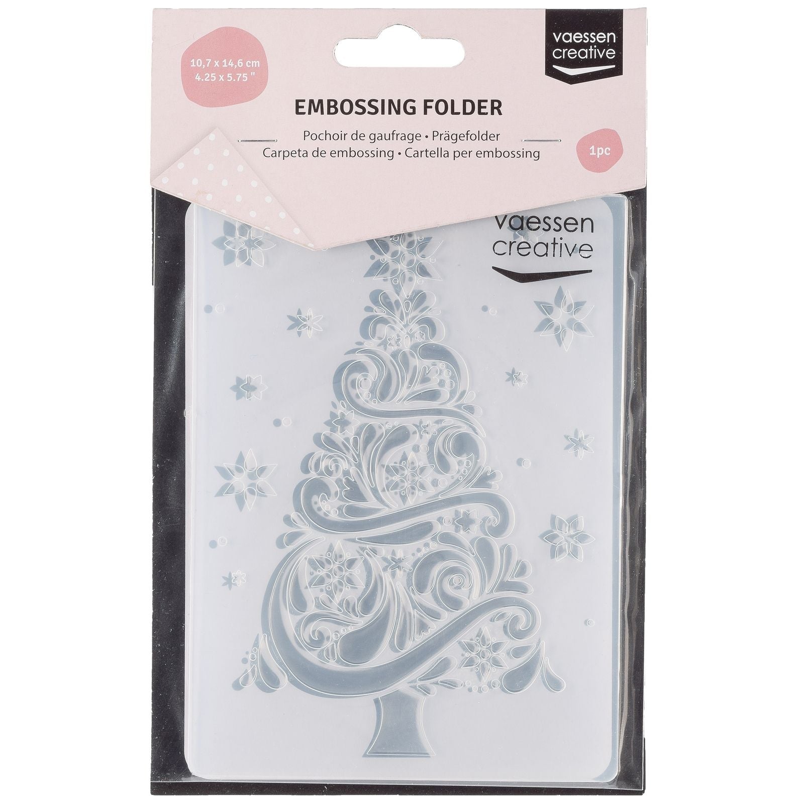 Vaessen creative • Prägefolder Weihnachtsbaum Schnee