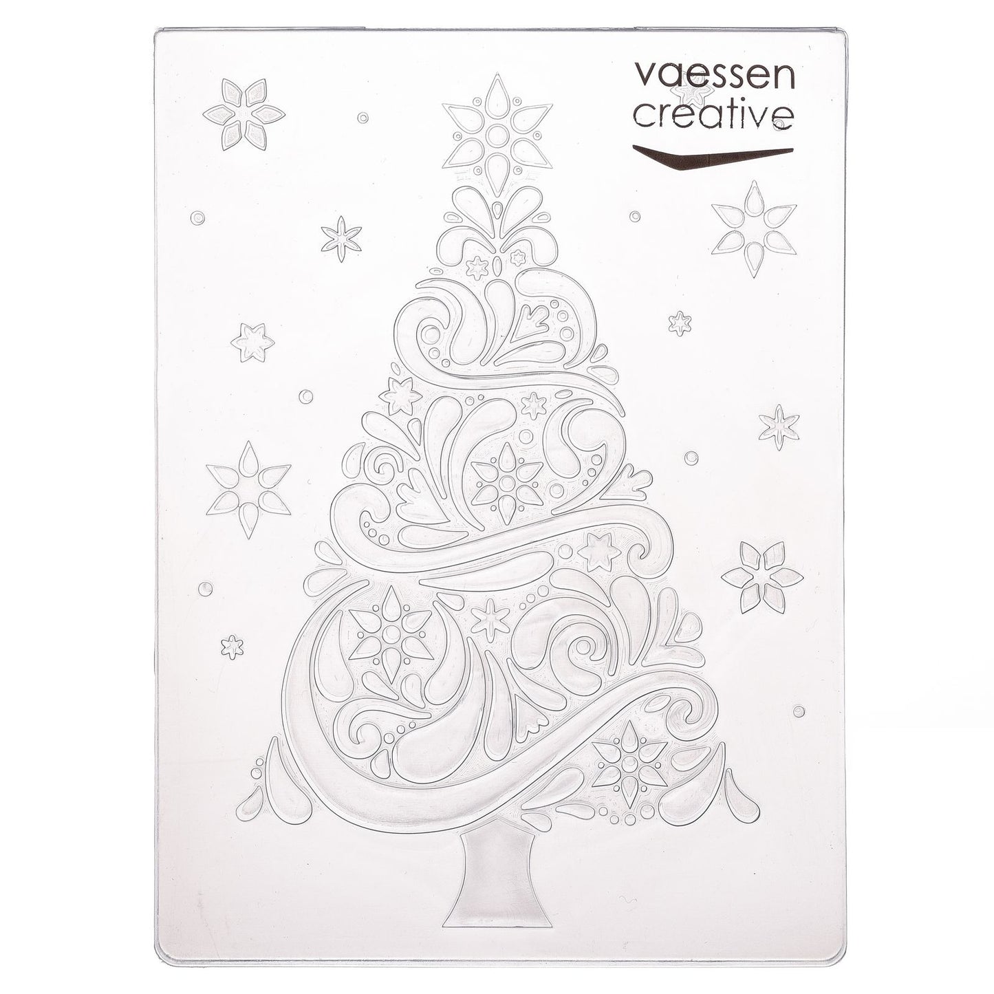Vaessen creative • Prägefolder Weihnachtsbaum Schnee