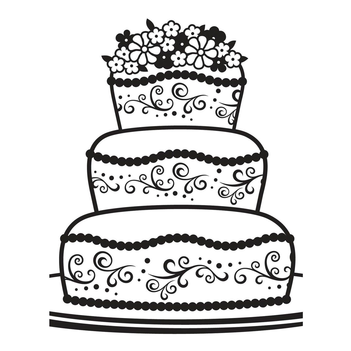 Vaessen creative • Prägefolder Fancy Cake