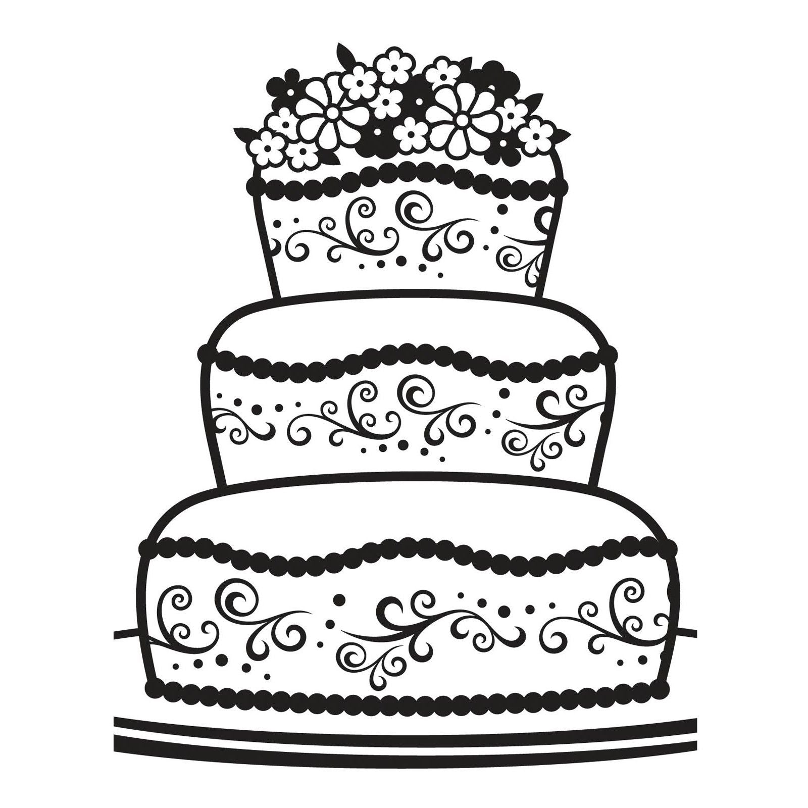 Vaessen creative • Prägefolder Fancy Cake