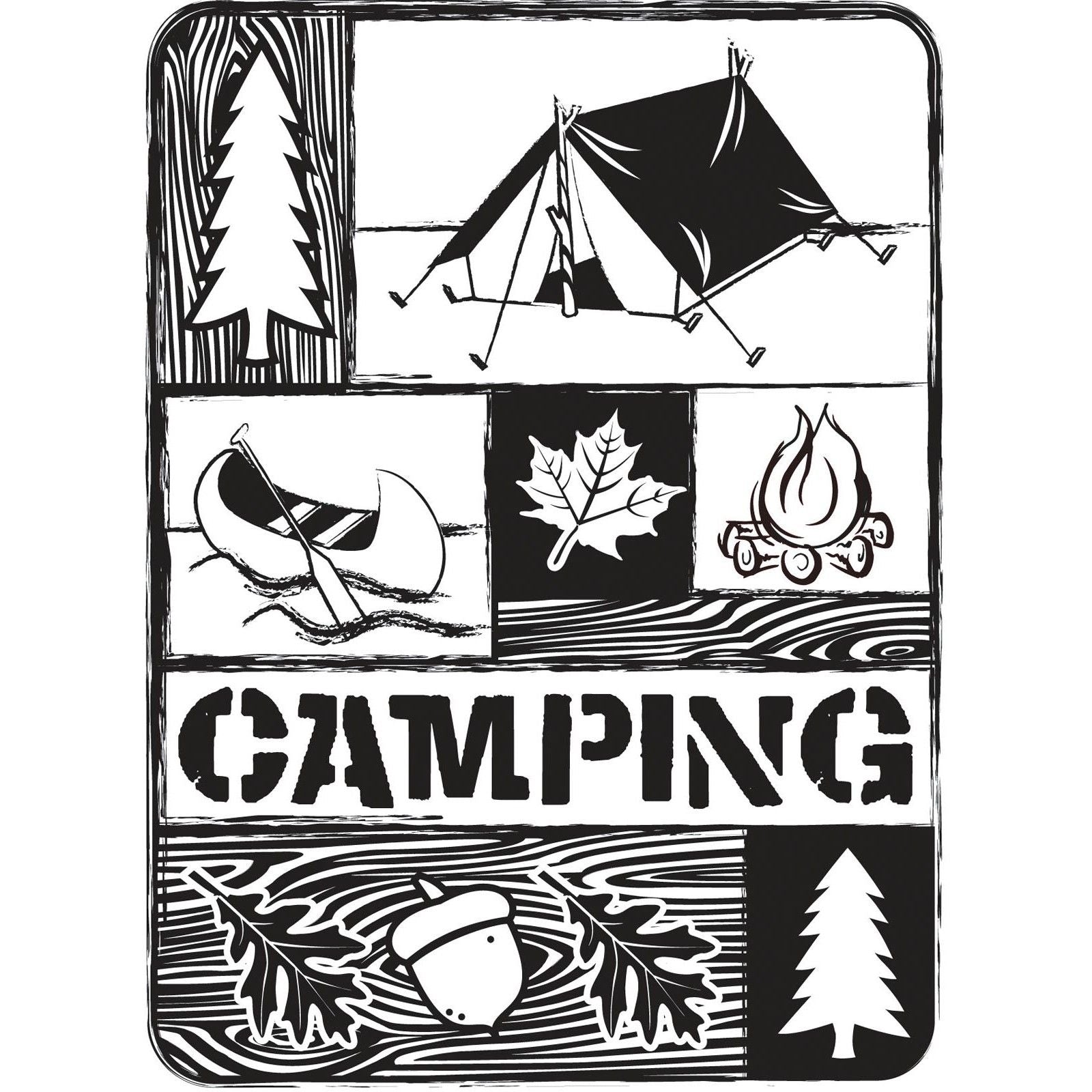 Vaessen creative • Prägefolder Camping