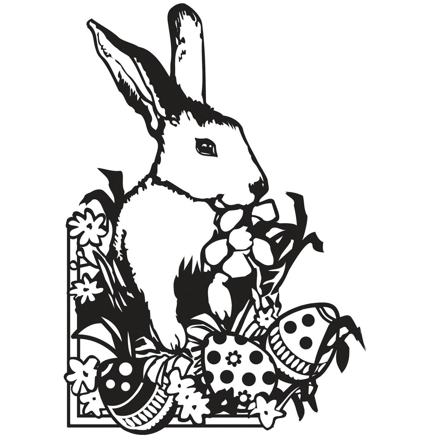 Vaessen creative • Prägeschablone Osterhase