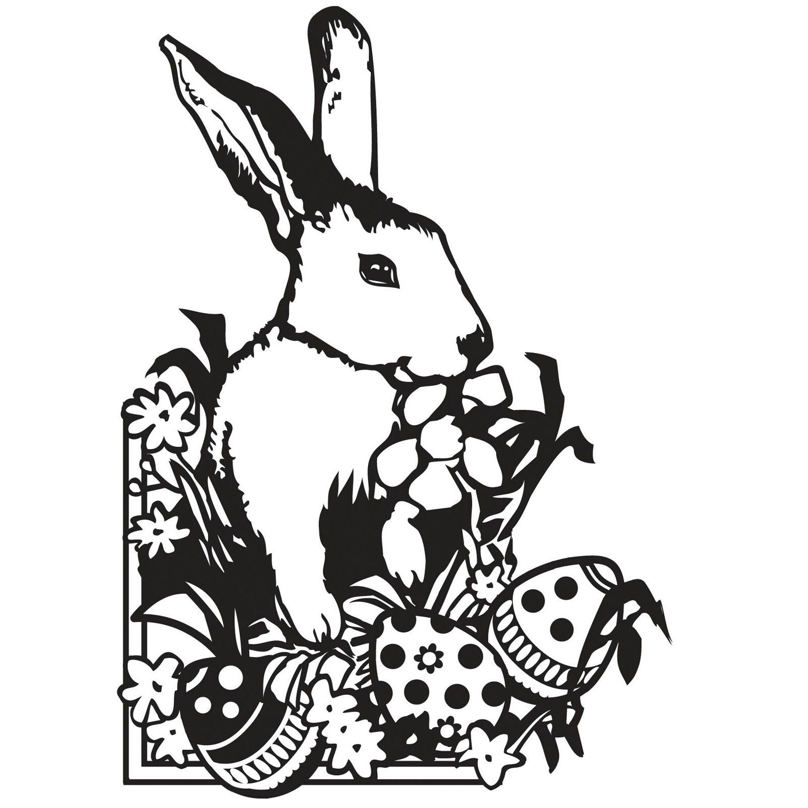 Vaessen creative • Prägeschablone Osterhase