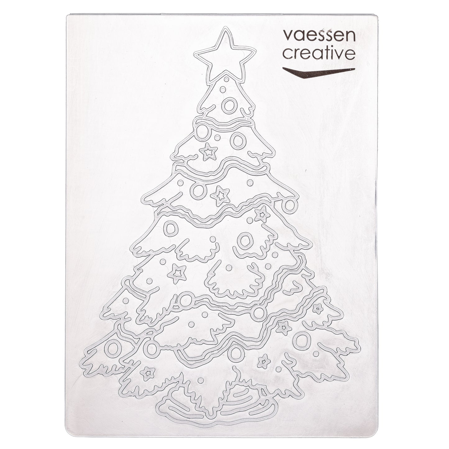 Vaessen creative • Prägeschablone Weihnachtsbaum groß