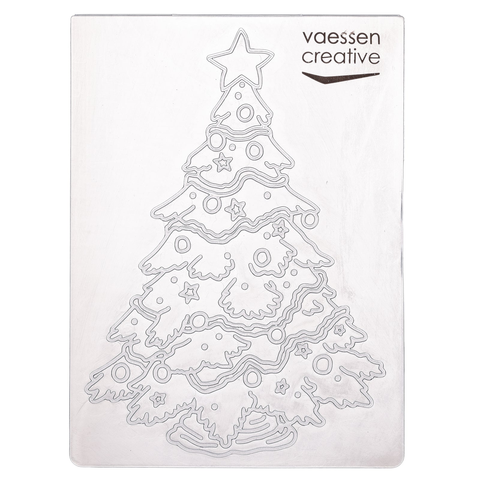 Vaessen creative • Prägeschablone Weihnachtsbaum groß