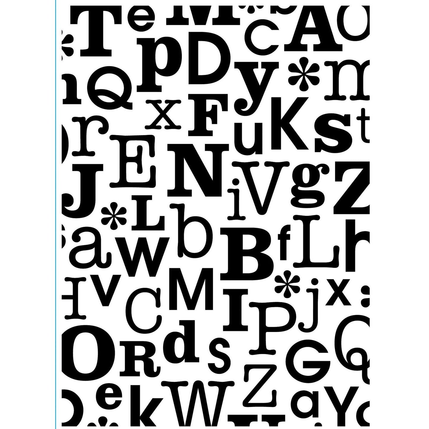 Vaessen creative • Prägeschablone ABCs