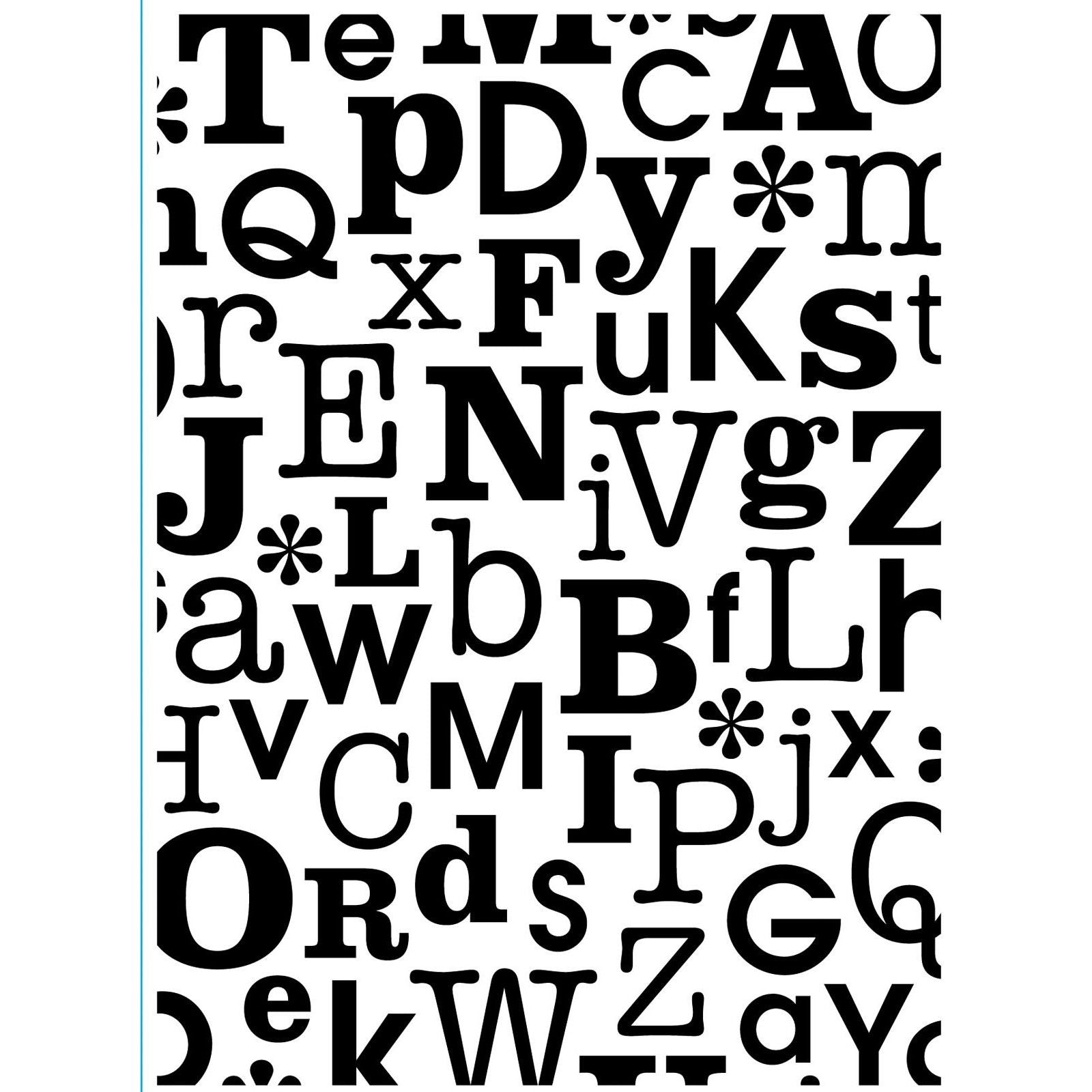 Vaessen creative • Prägeschablone ABCs