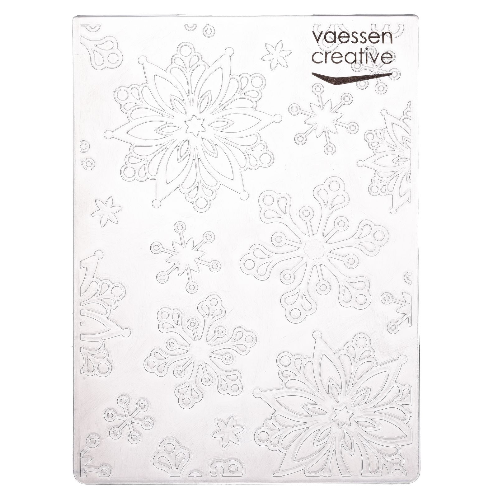 Vaessen creative • Prägeschablone große Schneeflocken