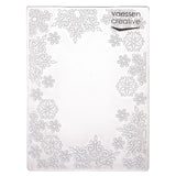 Vaessen creative • Prägeschablone Schneeflockenrahmen - afbeelding 2