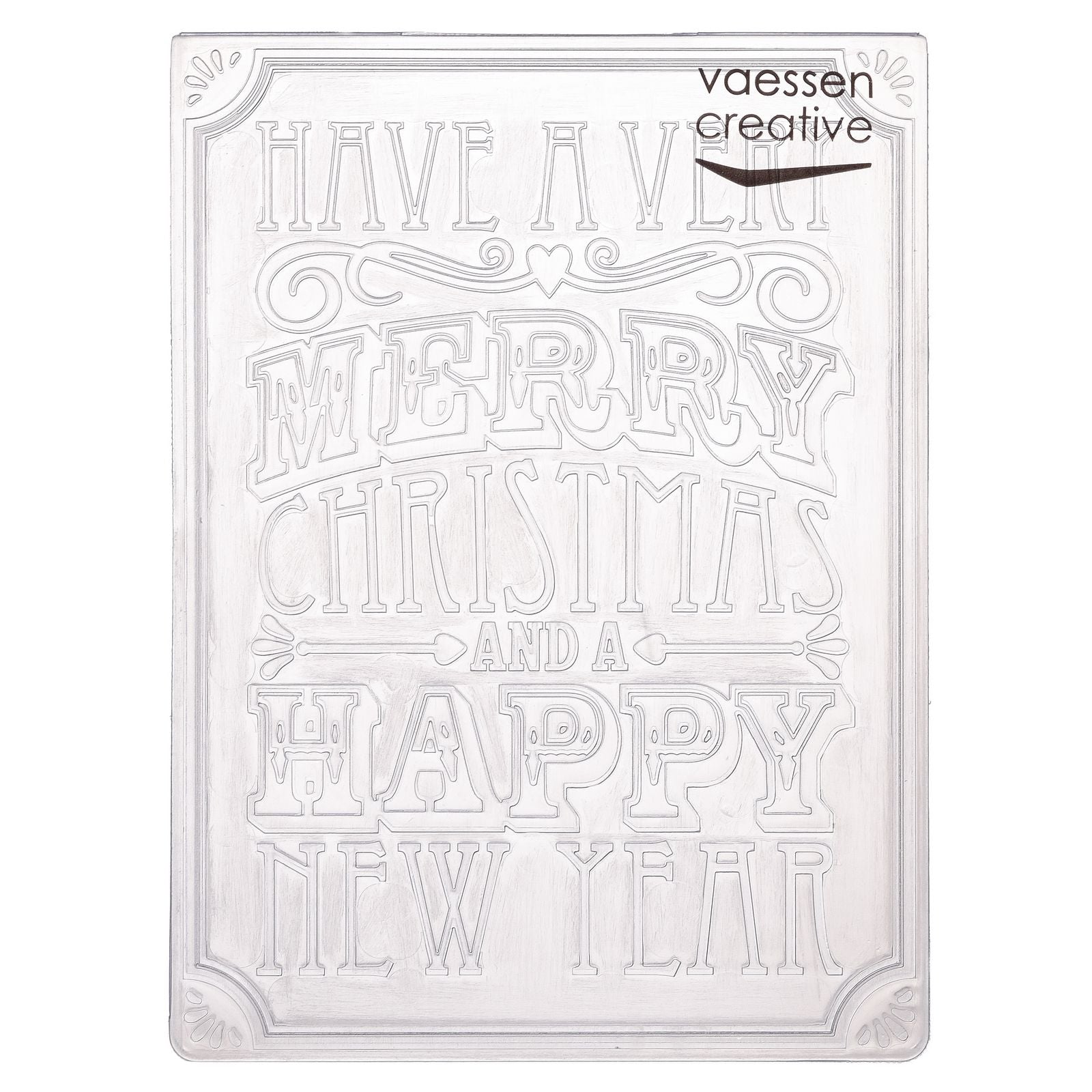 Vaessen creative • Prägeschablone Weihnachtsvers