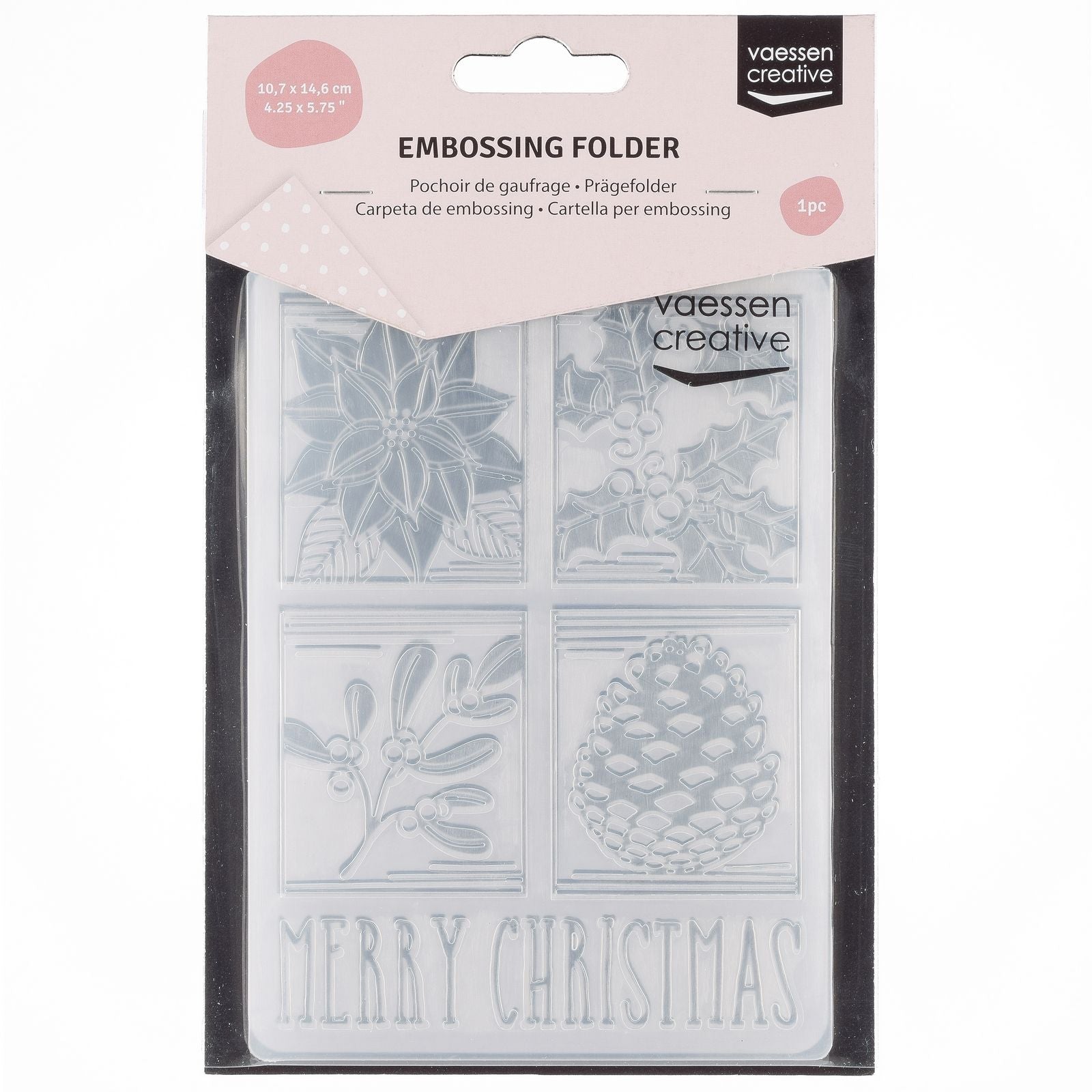 Vaessen creative • Prägefolder Weihnachtsetiketten