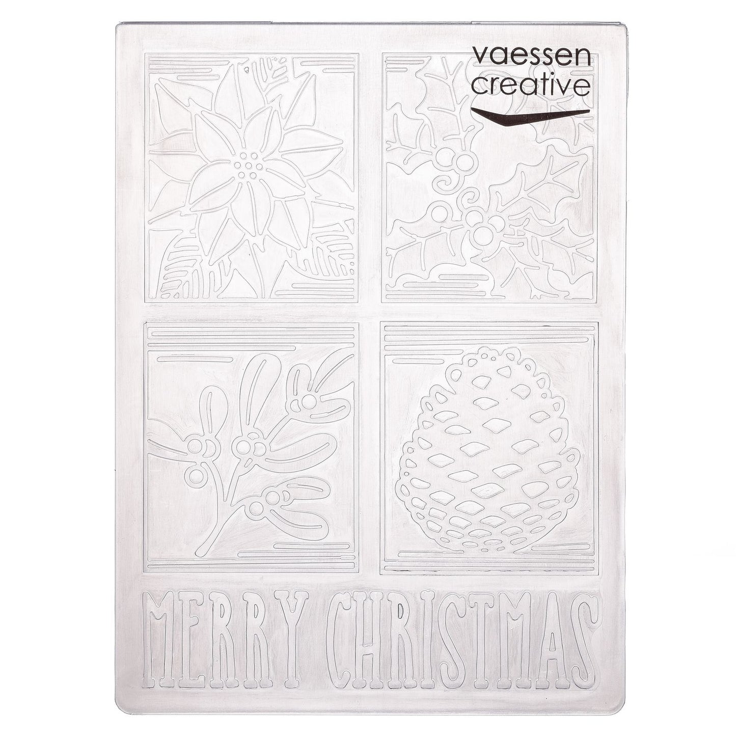 Vaessen creative • Prägefolder Weihnachtsetiketten
