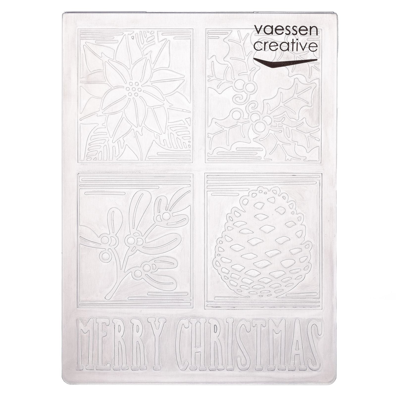 Vaessen creative • Prägefolder Weihnachtsetiketten