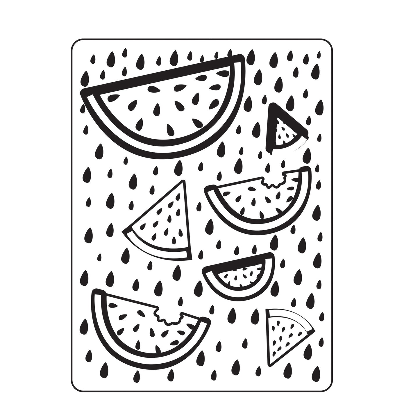 Vaessen creative • Prägeschablone Obst