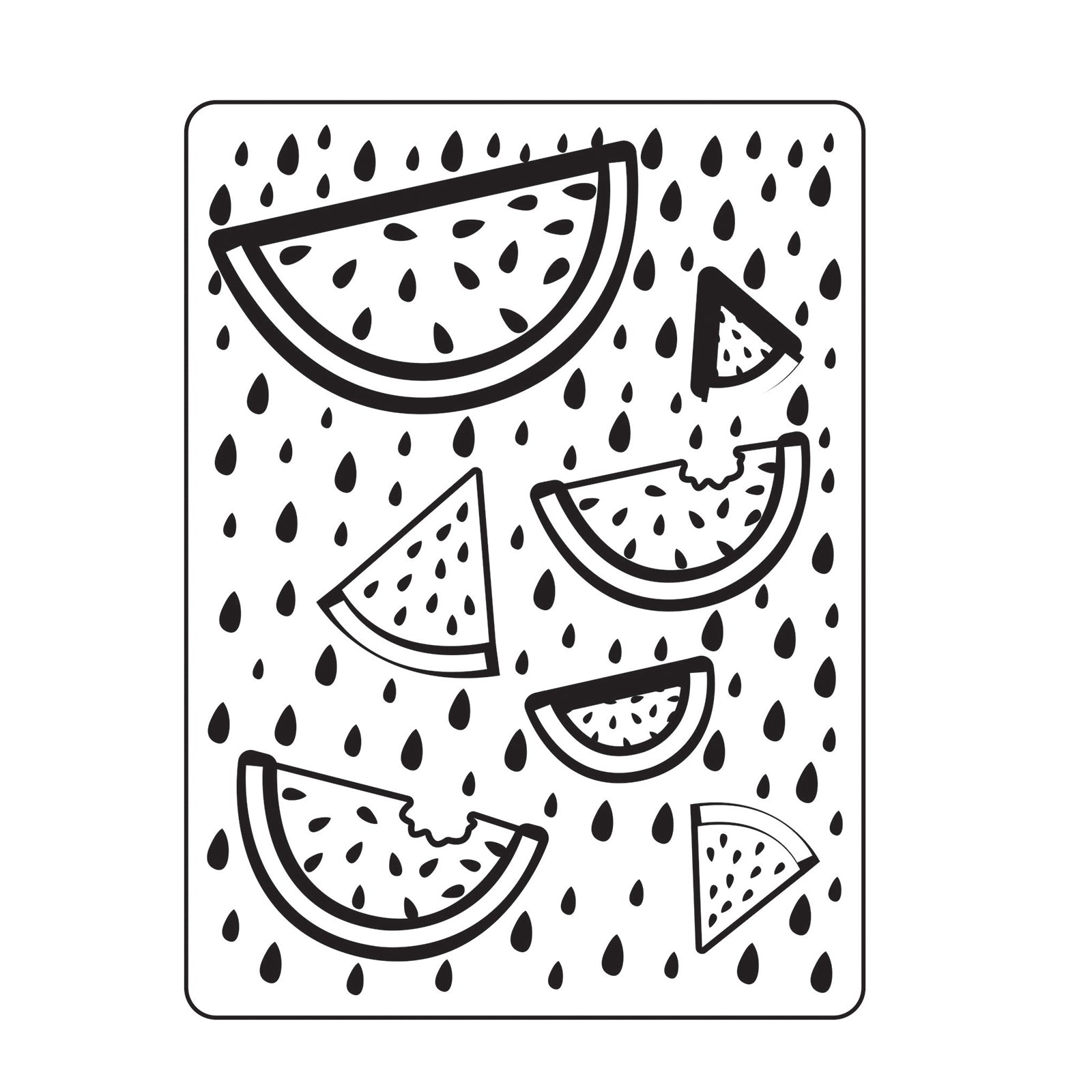 Vaessen creative • Prägeschablone Obst