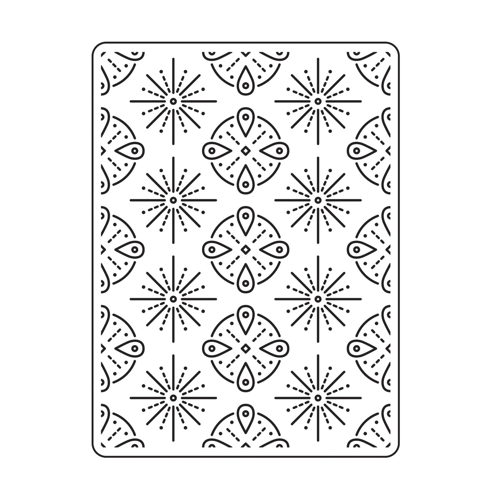 Vaessen creative • Prägeschablone Tribal
