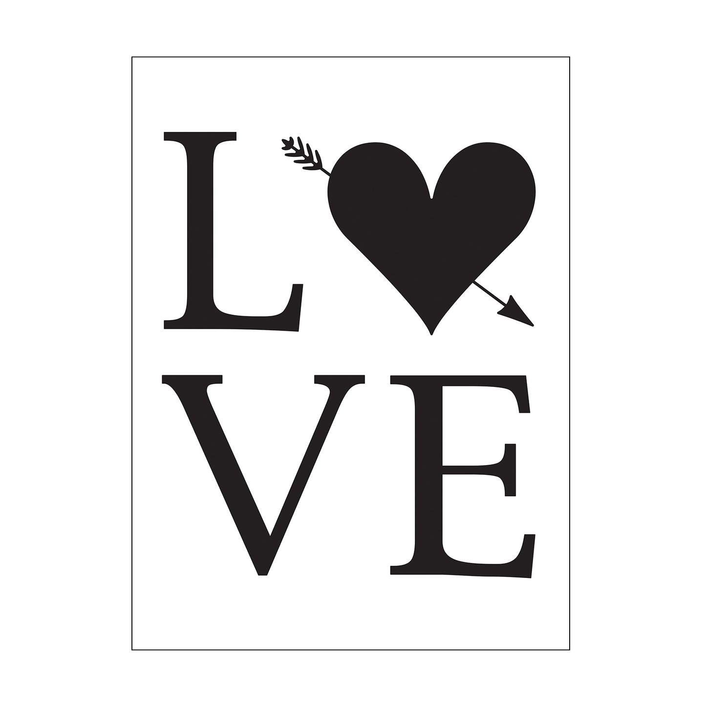 Vaessen creative • Prägeschablone Liebe
