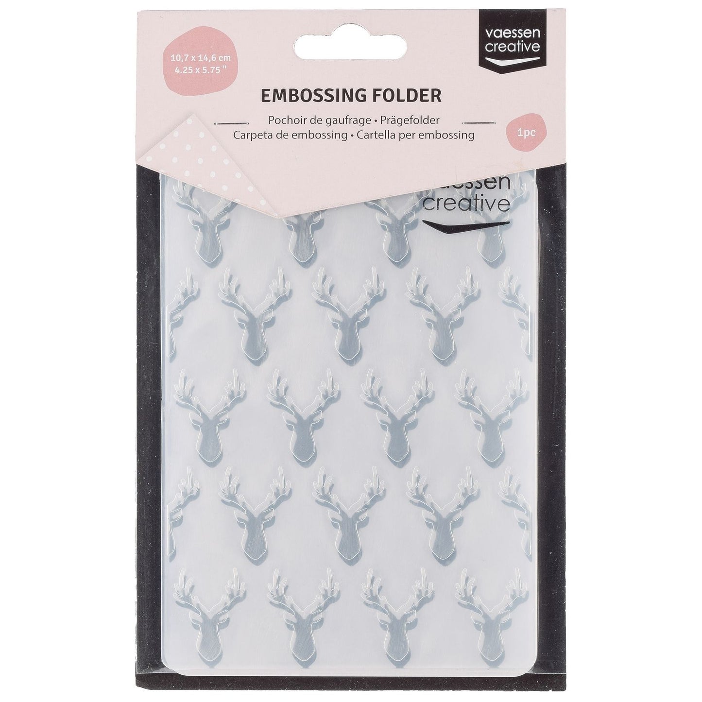 Vaessen creative • Prägefolder Hirschköpfe